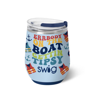 Errbody On The Boat Stemless Wine Cup 12oz
