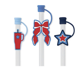 Miss Independence Straw Topper Set