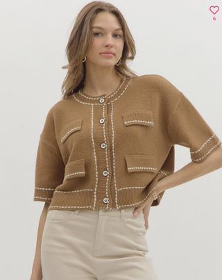 Gingerbread Cottage Cardigan