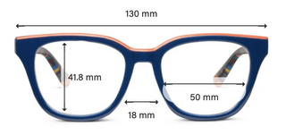 Trapeze Reading Glasses Navy