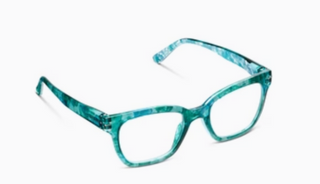 Buzzworthy reading glasses in turquoise quartz.