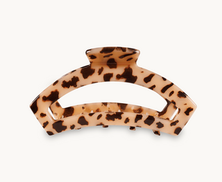 Open Blonde Tortoise Large Hair Clip