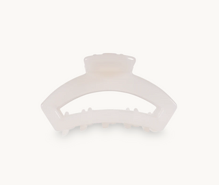 Open Coconut White Tiny Hair Clip