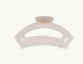 Open Coconut White Large Hair Clip