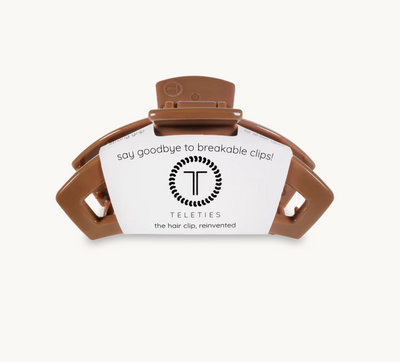 Open Caramel Tiny Hair Clip
