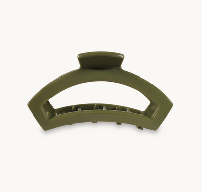 Open Olive Tiny Hair Clip
