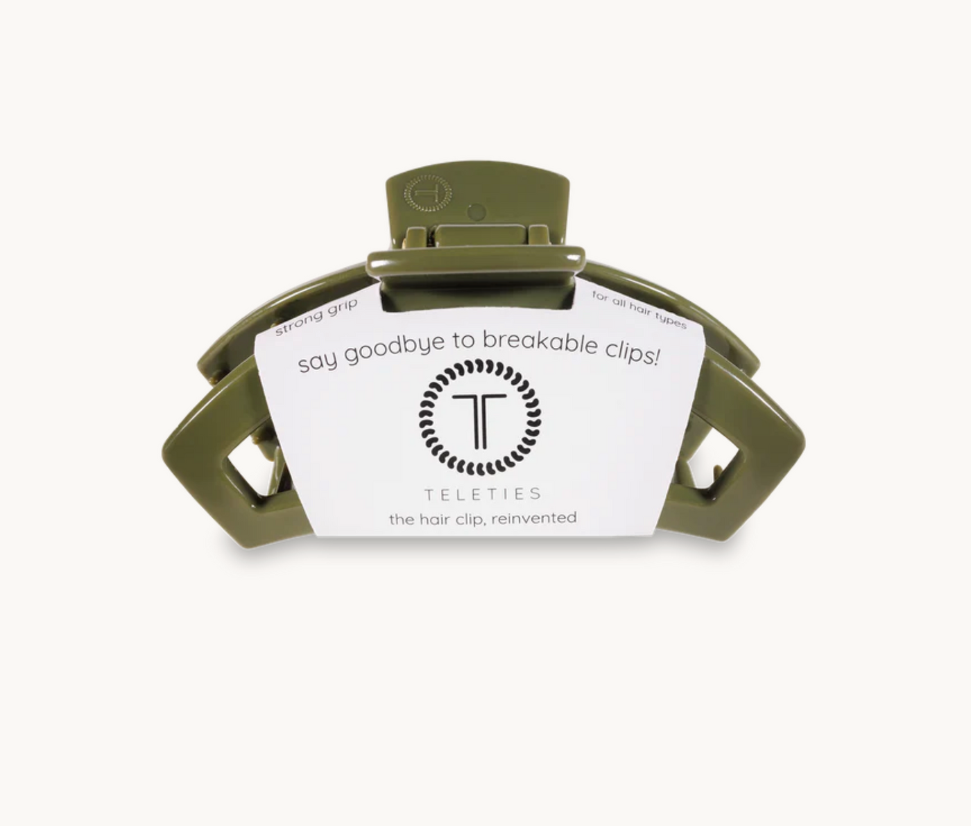 Open Olive Tiny Hair Clip