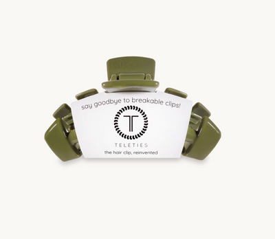 Classic Olive Tiny Hair Clip