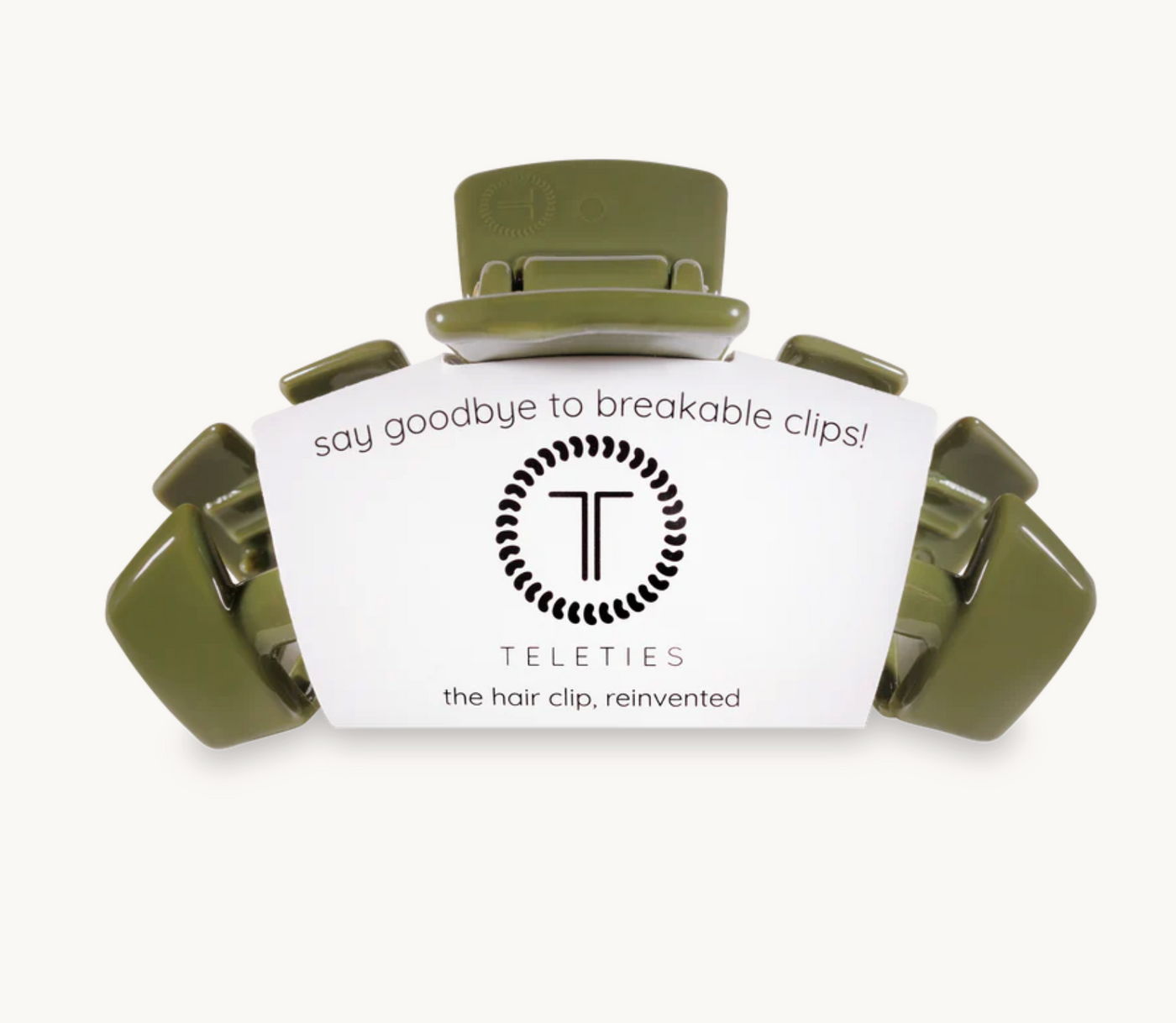 Classic Olive Large Hair Clip