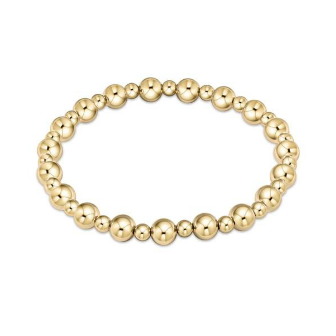 Enewton Extends Classic Grateful Pattern 6MM Bead Bracelet