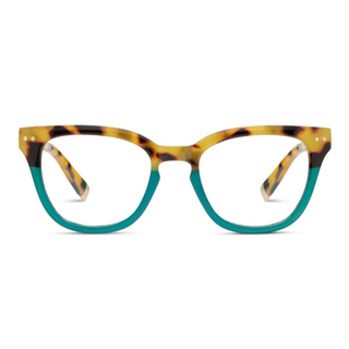 Faye Reading Glasses Tokyo Tortoise/Teal