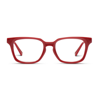 +3.00 Bowie Reading Glasses Red