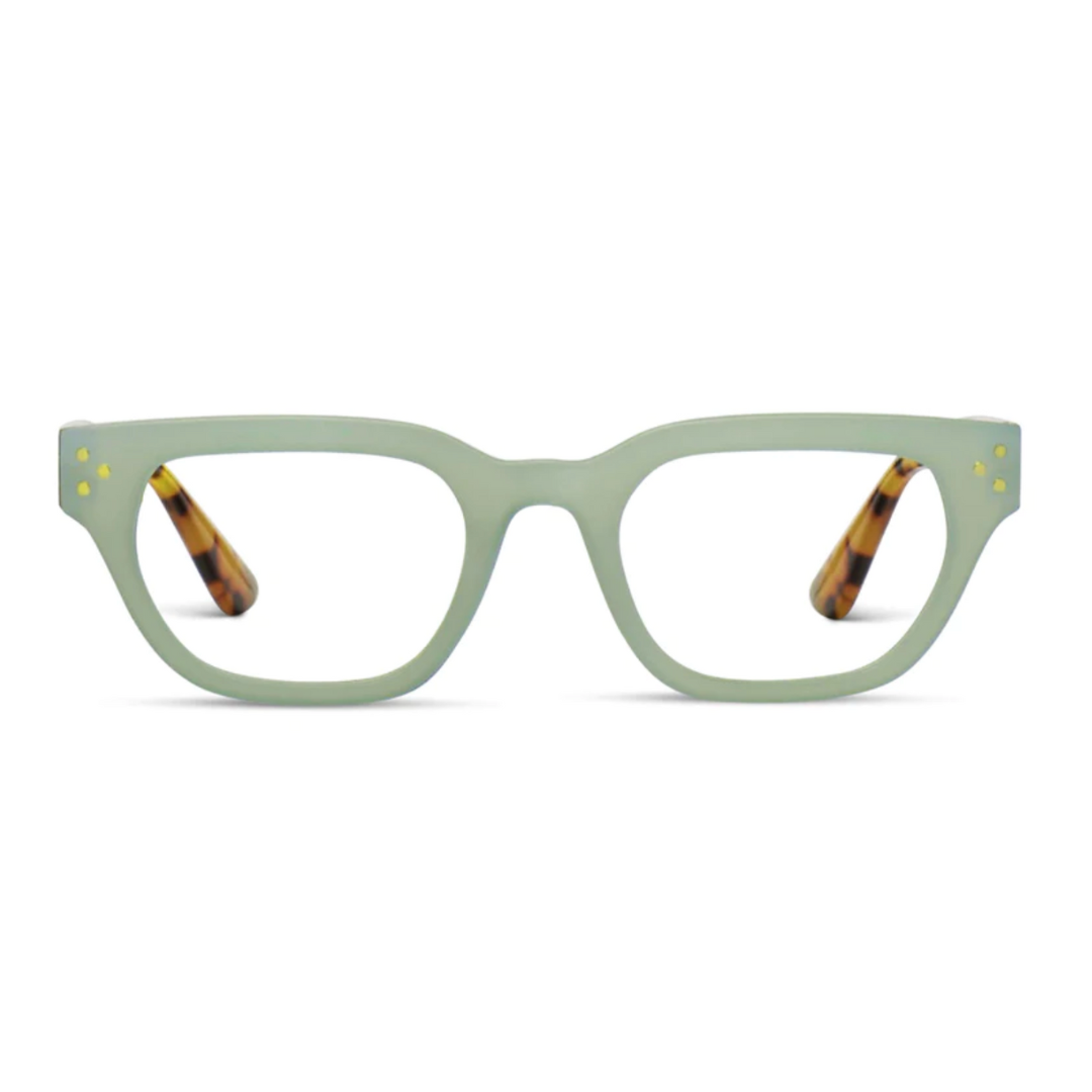 +3.50 Flora Reading Glasses Mint/Tokyo Tortoise