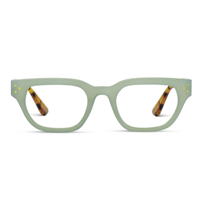 +3.50 Flora Reading Glasses Mint/Tokyo Tortoise
