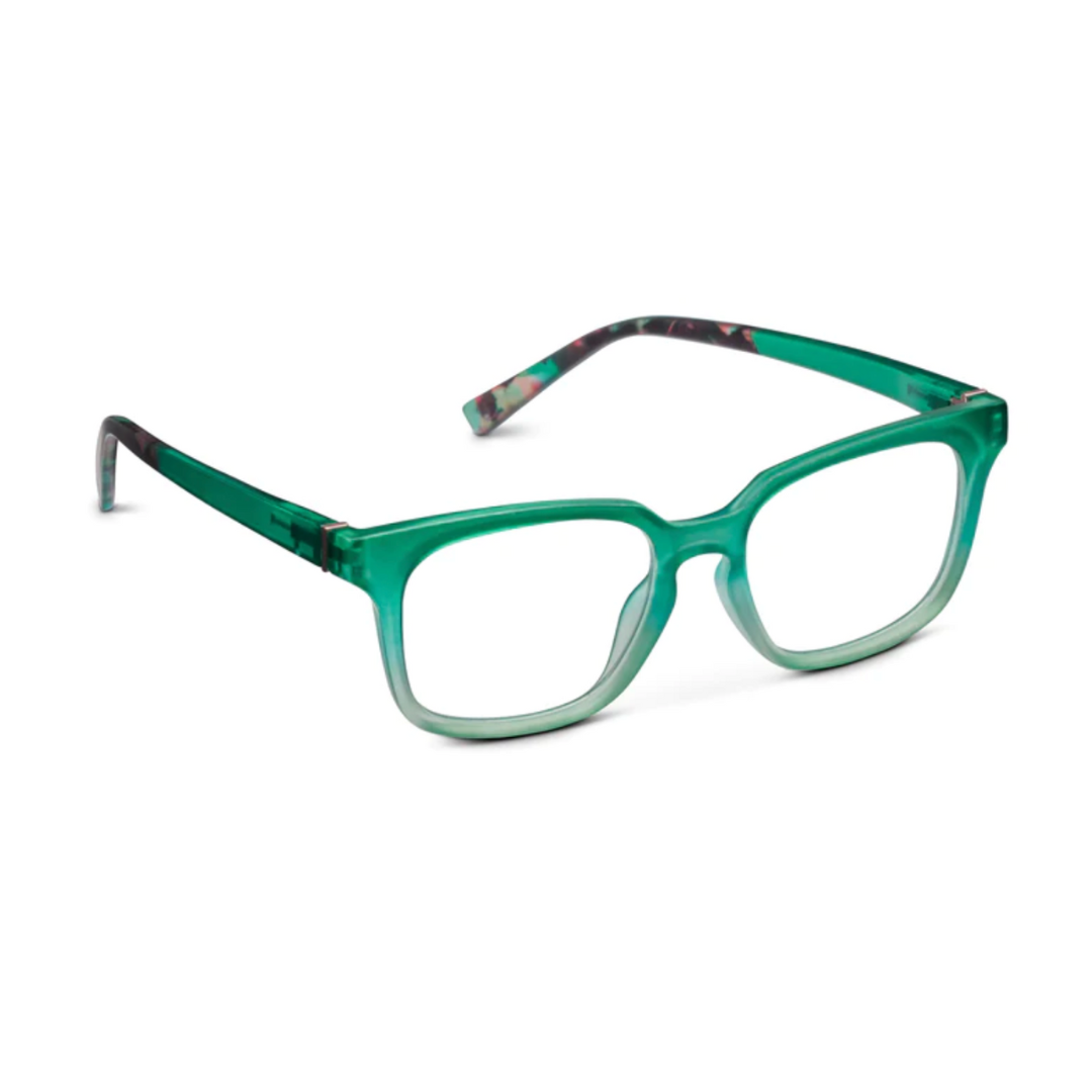 +3.00 Desert Sunrise Reading Glasses Teal/Teal Botanico