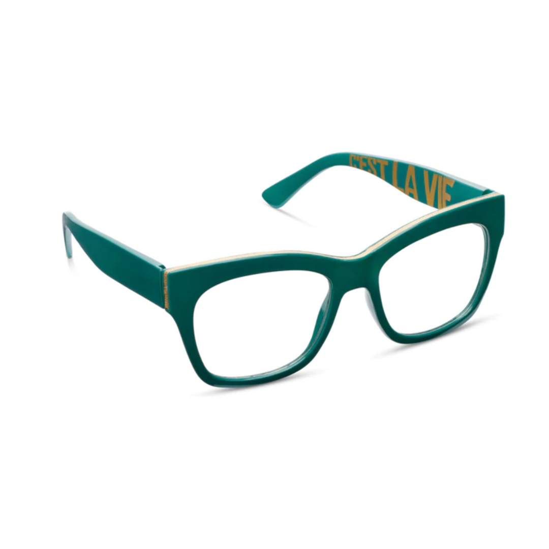 +2.00 C'est La Vie Reading Glasses Teal