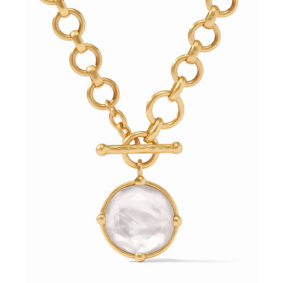 Honeybee Demi Necklace Gold/Iridescent Clear Crystal