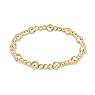 Enewton Extends | Classic Sincerity Pattern 6mm Beaded Bracelet - Gold