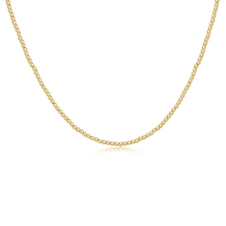 15" Choker Classic Gold 2mm Bead