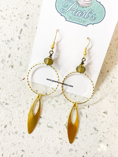 Rodeo Queen Gold Earrings