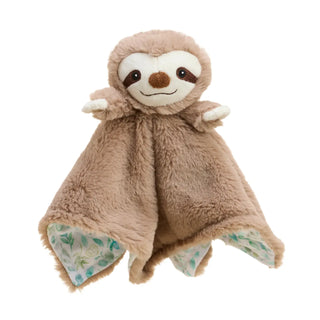 Plush sloth lovey blanket.