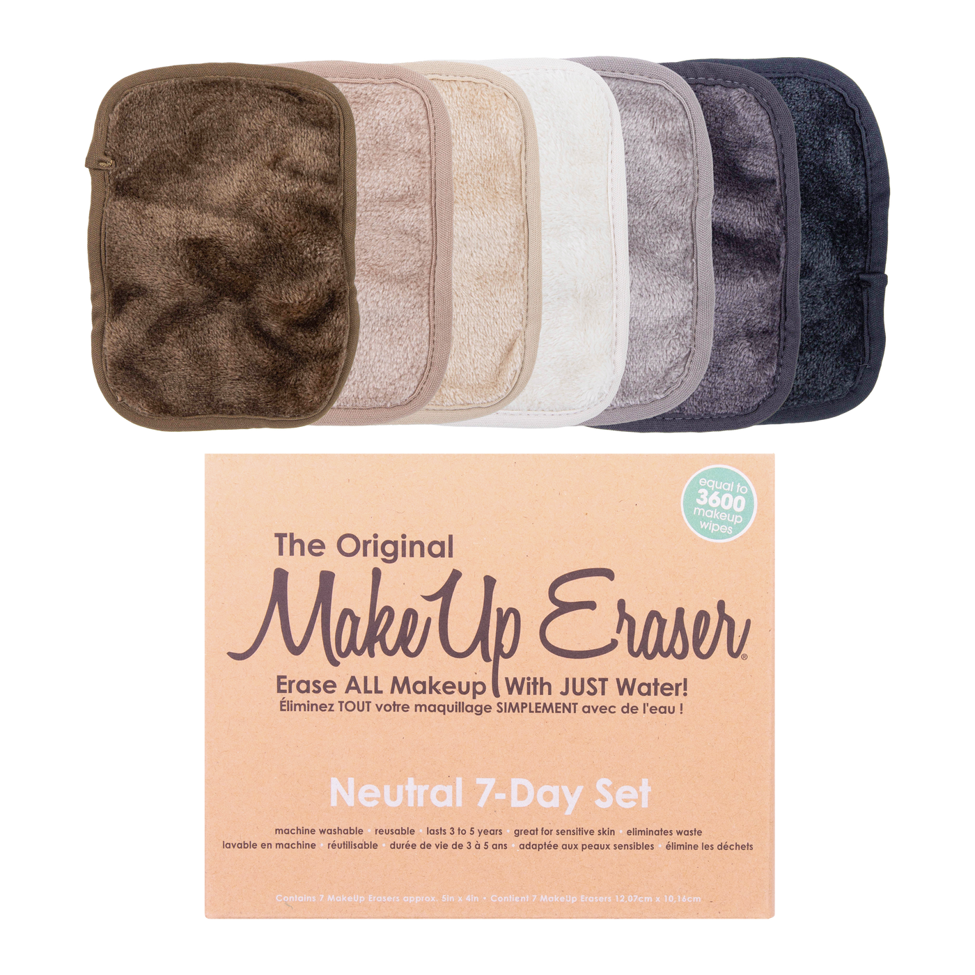 MakeUp Eraser Neutral 7-Day Set