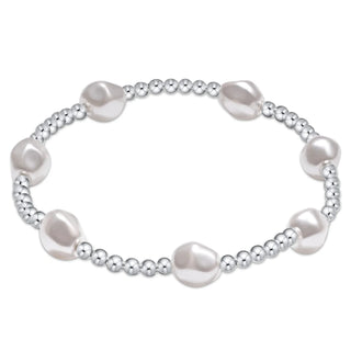 Admire pearl 3mm sterling bracelet.