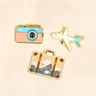 Aesthetic Enamel Pin Set (3-Pack)