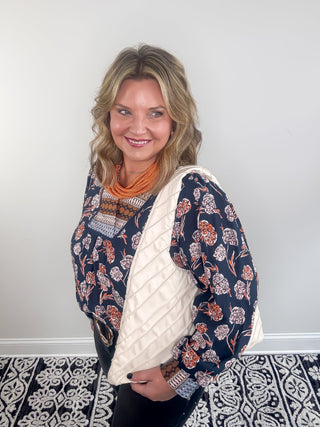 Allie Hobo Bag | Bone