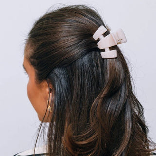 Almond Beige Classic Hair Clip