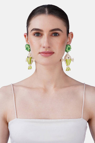 America & Beyond | Beach Club Beaded Earrings