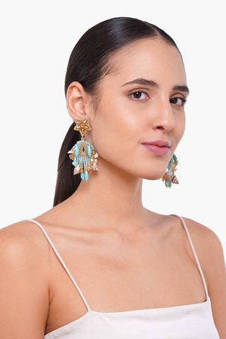 America & Beyond | Beach Club Beaded Earrings