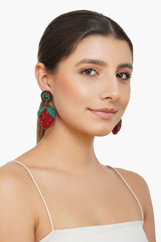 America & Beyond | Bloom & Berry Beaded Earrings