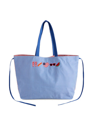 Americana Tie-Up Tote Bag