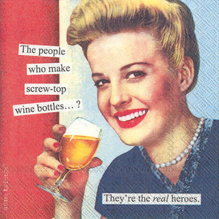 Anne Taintor Screw Top Paper Cocktail Napkins