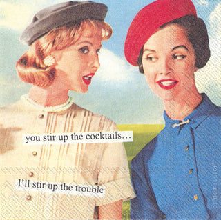 Anne Taintor Stir Up Paper Cocktail Napkins