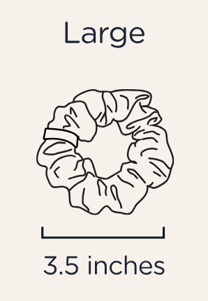 Antigua Large Terry Cloth Scrunchies