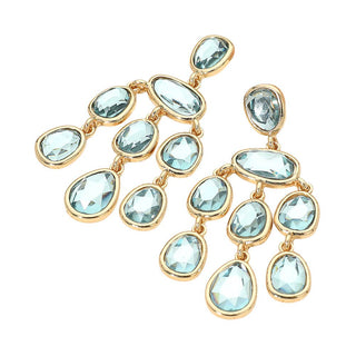Aqua Cascade Earrings