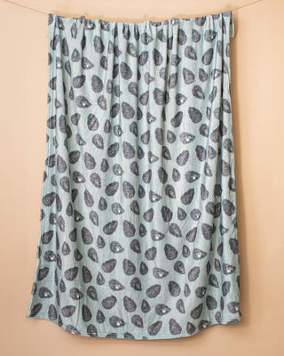 "Awe Shucks" Oyster Print Luxury Throw Blanket