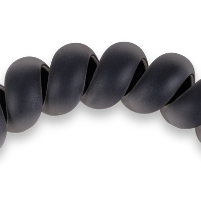 Black Matte Large Hair Ties