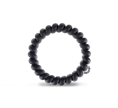 Black Matte Large Hair Ties