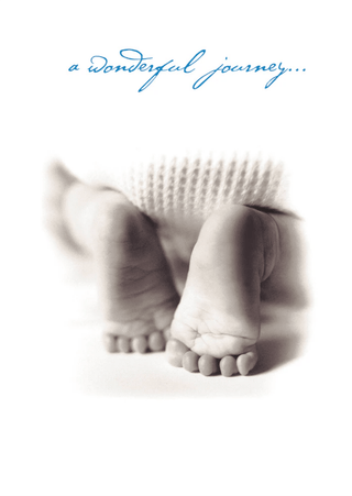 Baby's Feet | New Baby Greeting Card