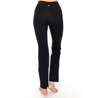 Basic Black V-Waist 29" In-Seam Flared Yoga Pants