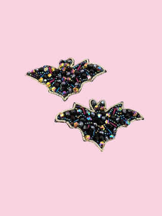 Bat Beaded Earrings
