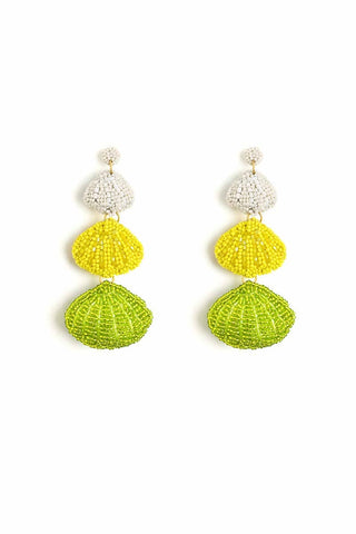 Citrus Seashell Earrings