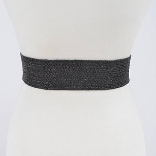 Gold Buckle Stretch Belt