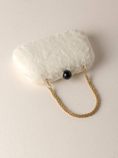 Lana Faux Fir Clutch