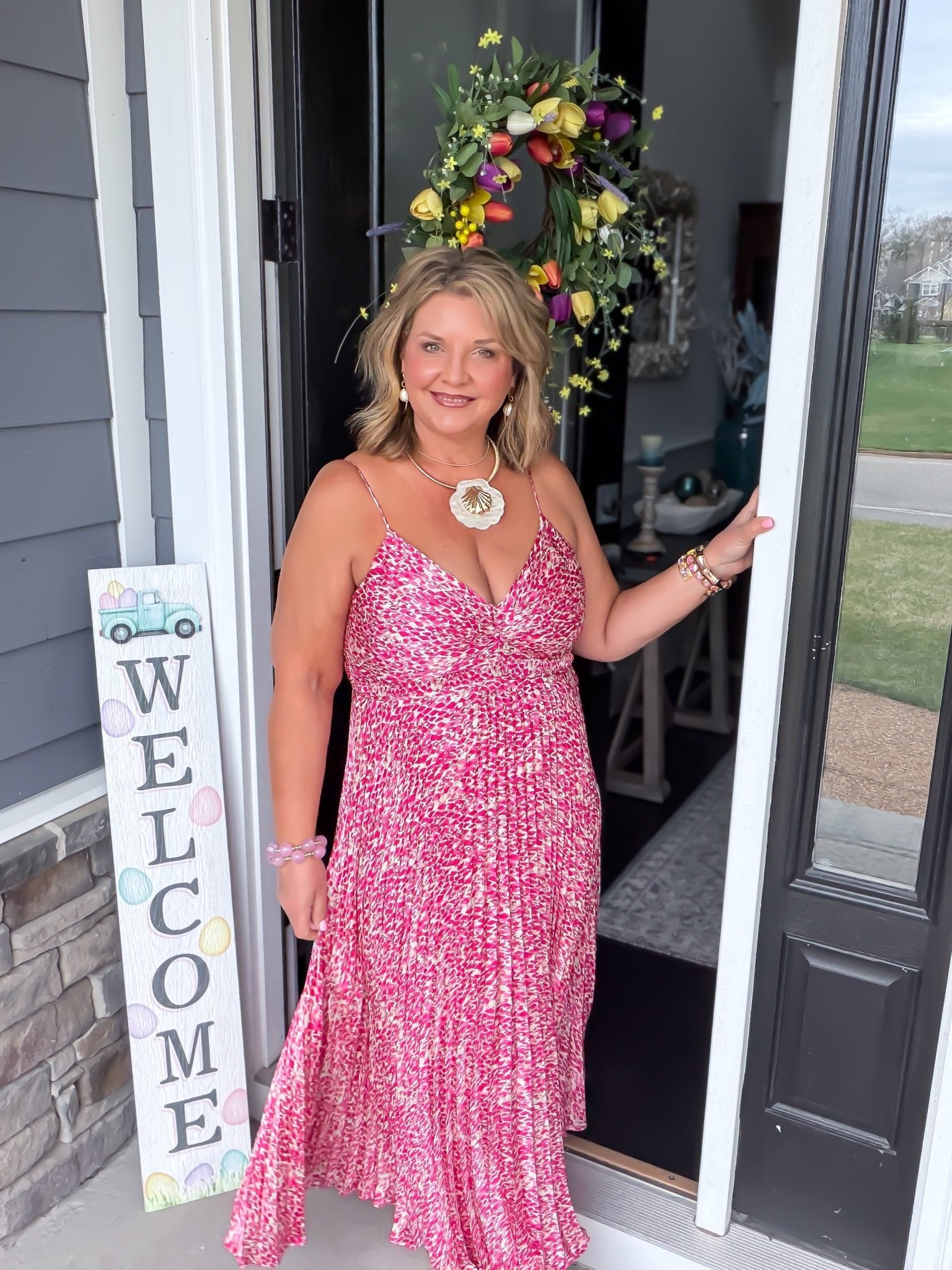 low cal dressing Berry Bliss Pleated Midi Dress – Pearl's Boutique