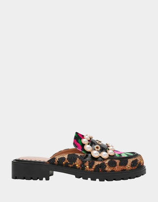 Betsey Johnson | Barton Loafer | Pink/Green Multi