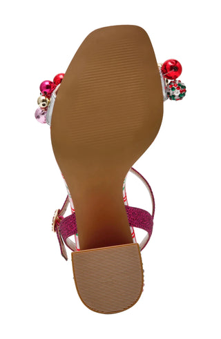Betsey Johnson | "Jolly" Block Heel Holiday Sandals